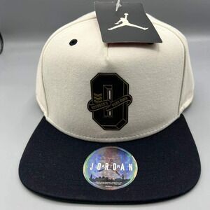 October's Very Own OVO x Air Jordan Hat Men White Jumpman Snap‎ Back Cap New